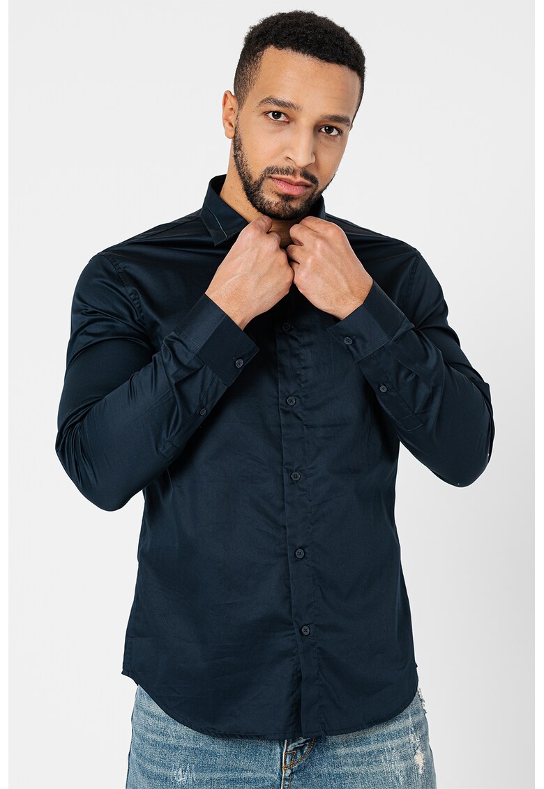 ARMANI EXCHANGE Памучна риза с класическа яка за Мъже ARMANI EXCHANGE Памучна риза с класическа яка за Мъже