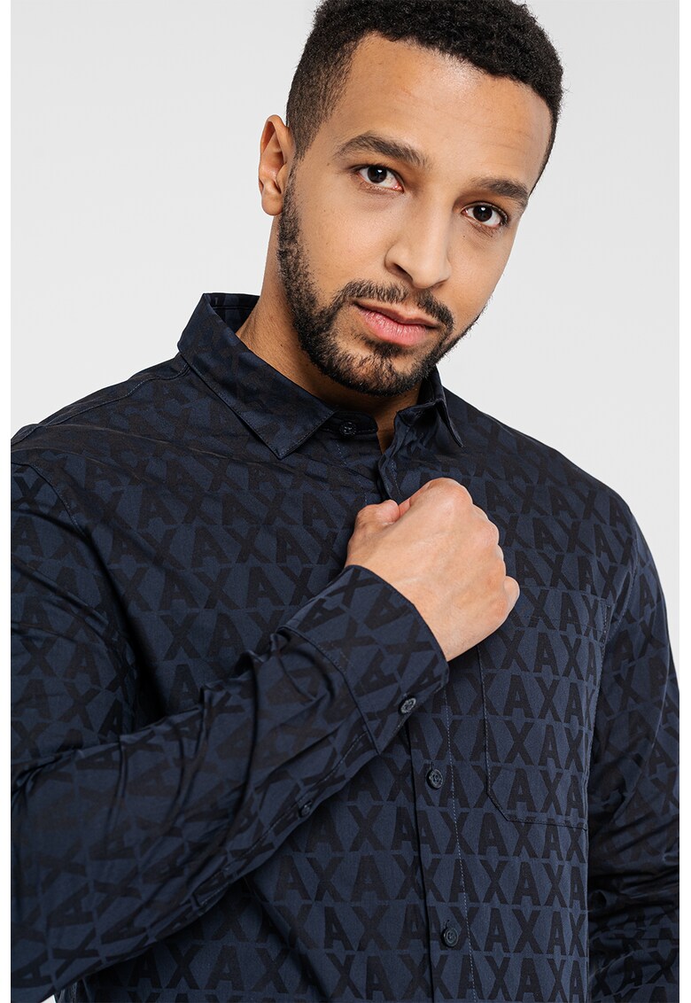 ARMANI EXCHANGE Риза с лого за Мъже ARMANI EXCHANGE Риза с лого за Мъже
