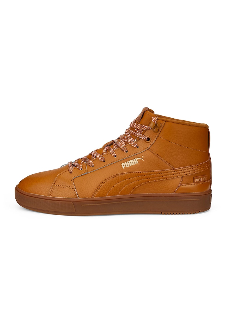 Pantofi sport mid-cut de piele Serve Pro PTX - Galben inchis