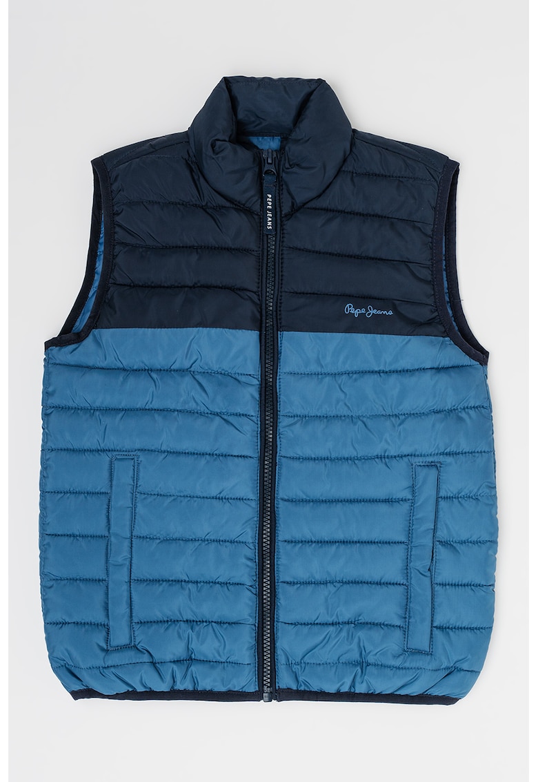 Pepe Jeans London Елек Daniel в цветен блок за Момчета Pepe Jeans London Елек Daniel в цветен блок за Момчета
