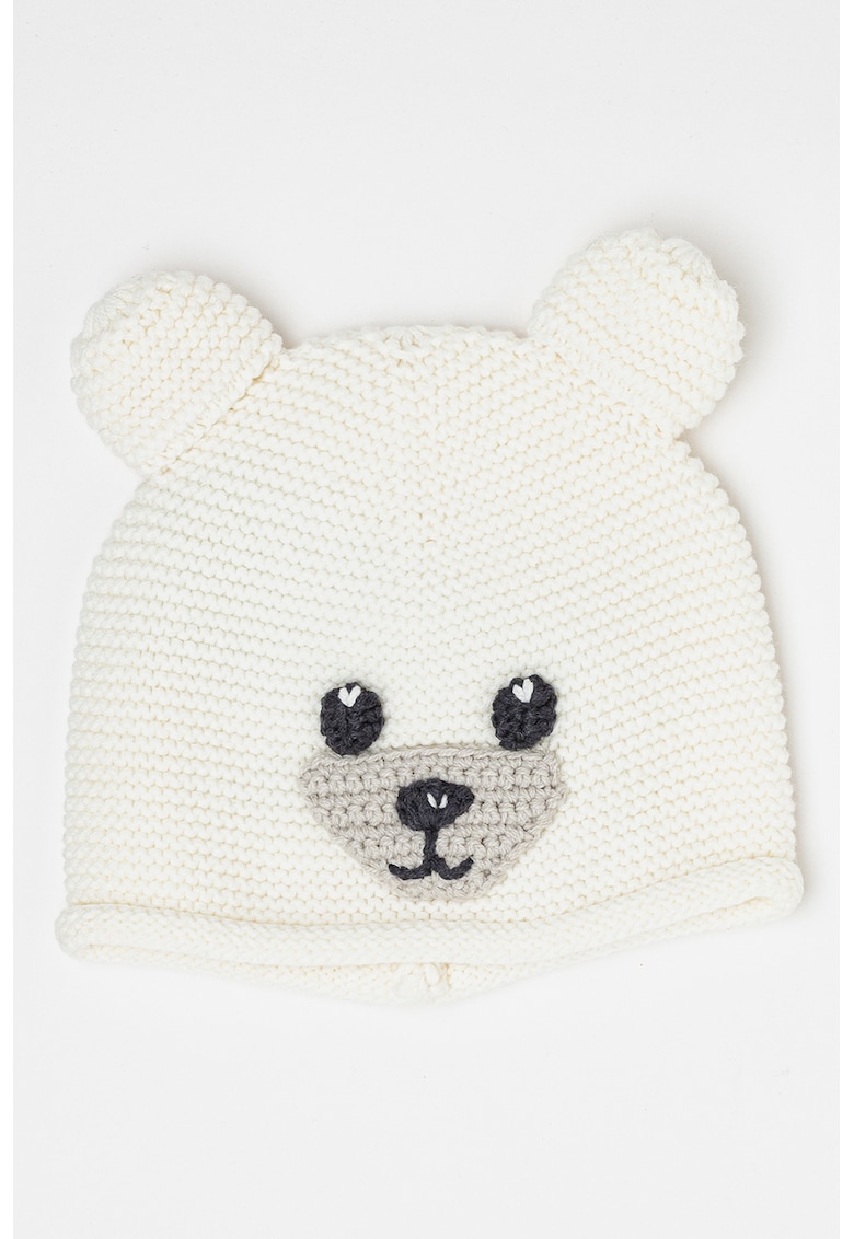 Caciula tricotata cu aplicatii