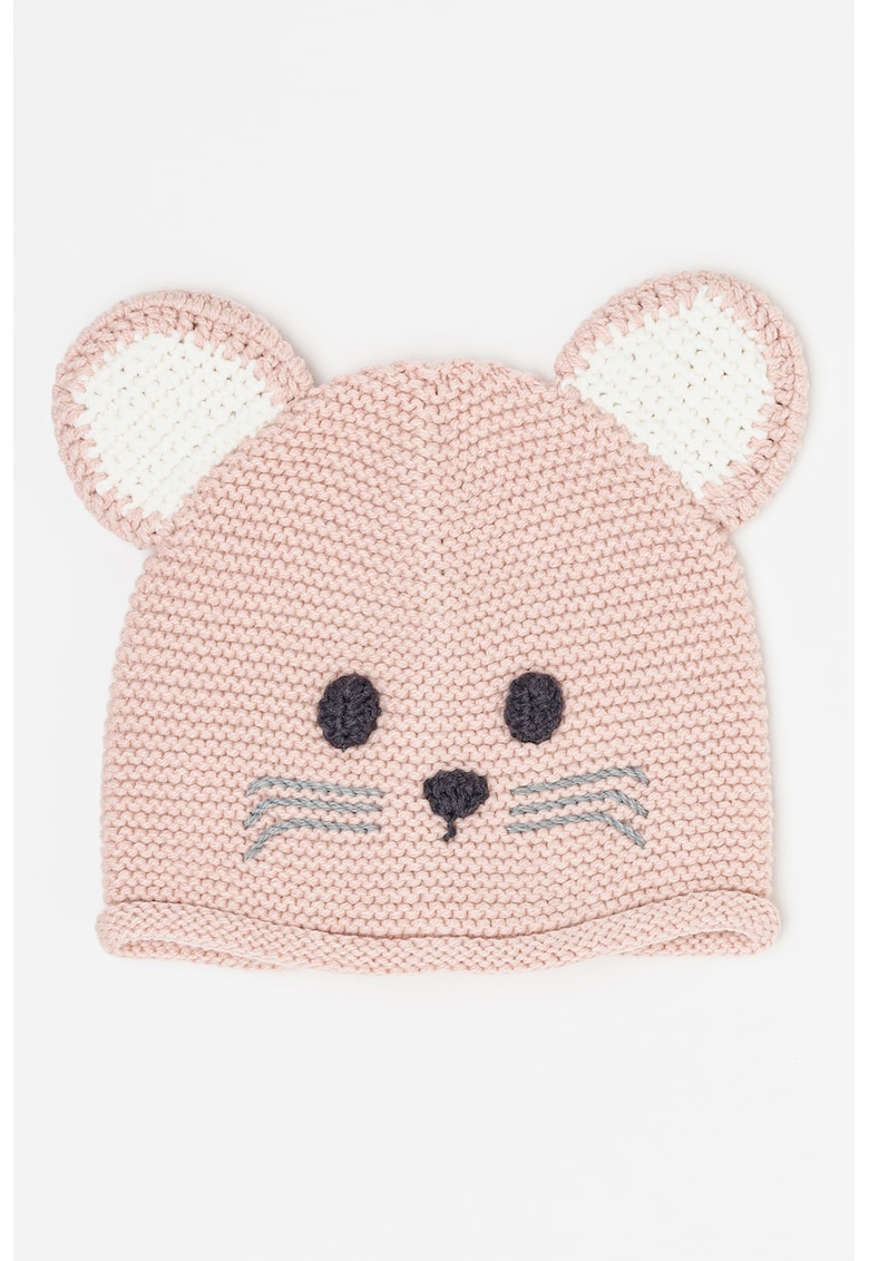 Caciula tricotata cu aplicatii