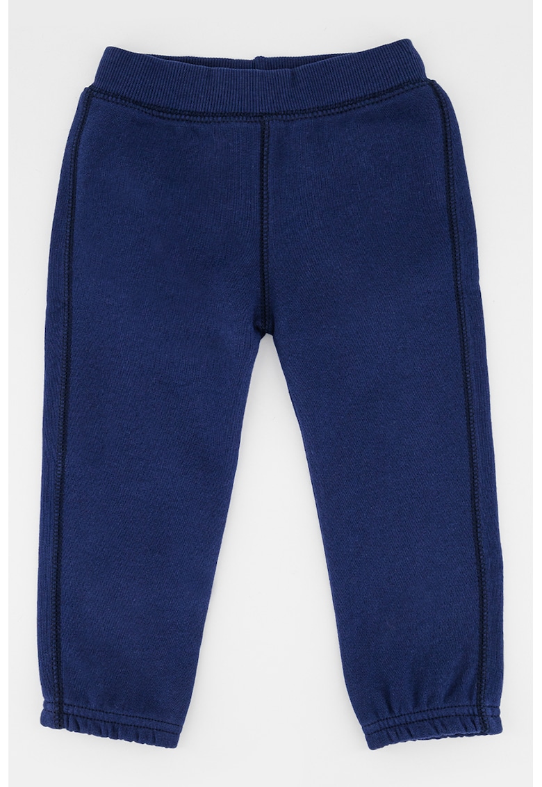 Pantaloni sport de bumbac cu detaliu grafic