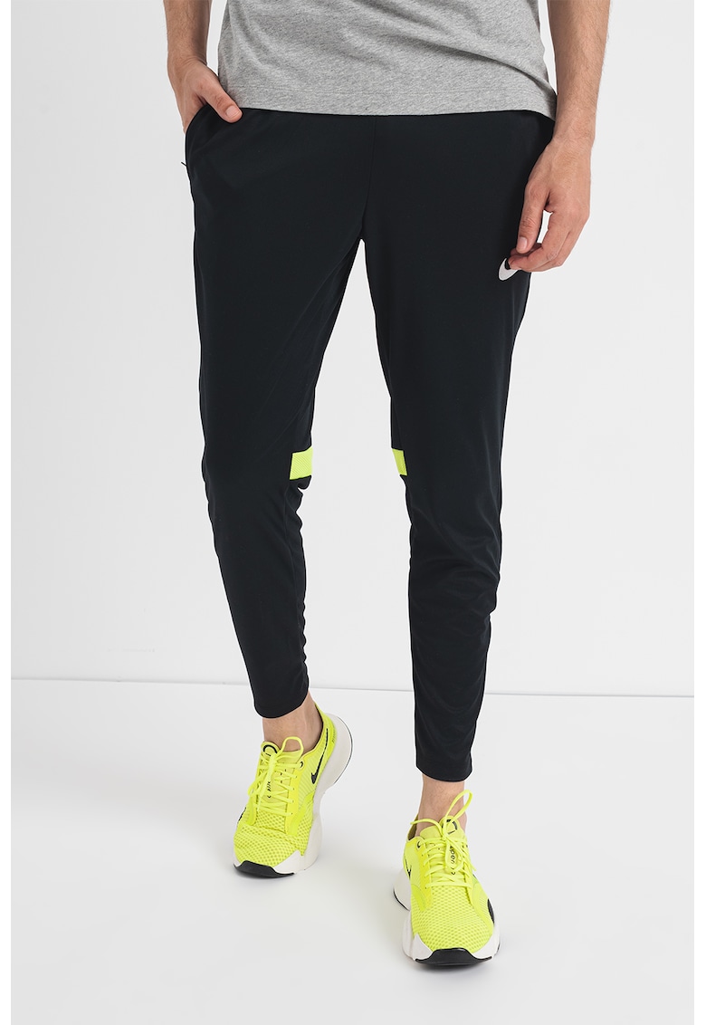 Pantaloni cu buzunare laterale si tehnologie Dri-FIT - pentru fotbal ACDPR - Negru/Alb murdar