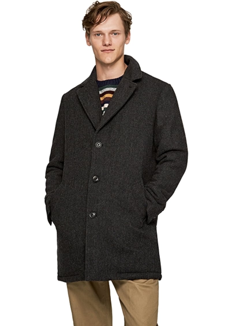 Palton Barbati - .Gri