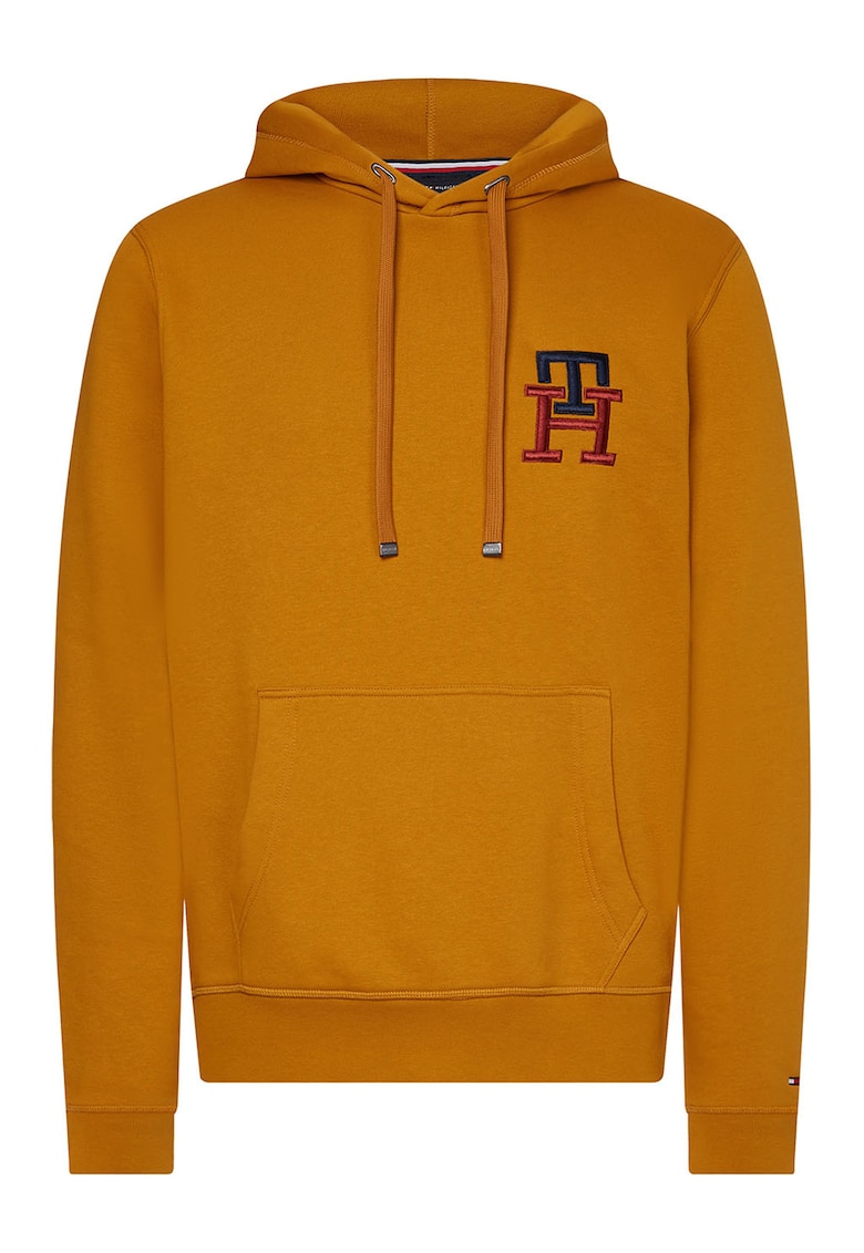 Tommy Hilfiger Худи с органичен памук и джоб кенгуру за Мъже Tommy Hilfiger Худи с органичен памук и джоб кенгуру за Мъже