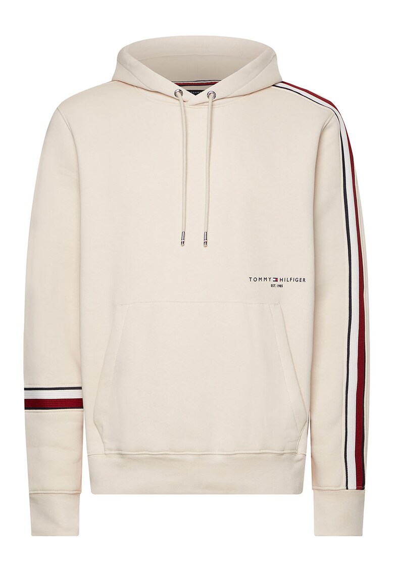 Tommy Hilfiger Худи с органичен памук с джоб кенгуру за Мъже Tommy Hilfiger Худи с органичен памук с джоб кенгуру за Мъже