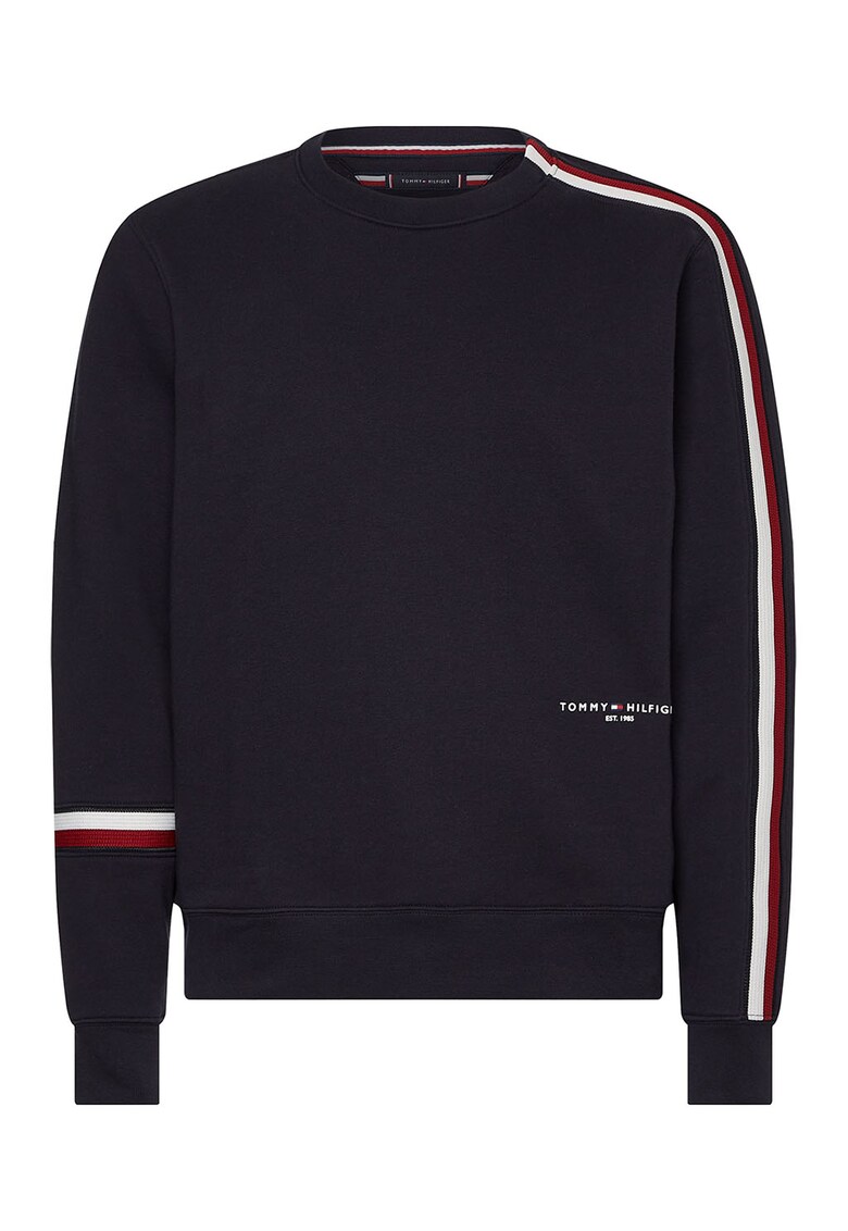 Tommy Hilfiger Суитшърт от органичен памук с овално деколте за Мъже Tommy Hilfiger Суитшърт от органичен памук с овално деколте за Мъже