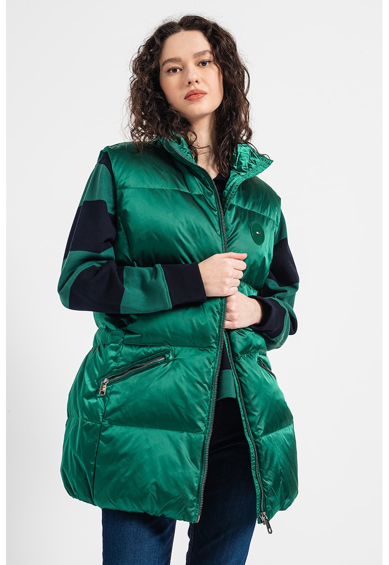 Tommy Hilfiger Пухен елек с цип за Жени Tommy Hilfiger Пухен елек с цип за Жени
