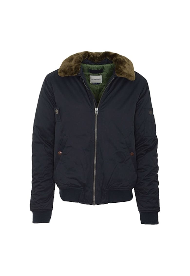 Jacheta barbati - Poliester/Lana - Negru