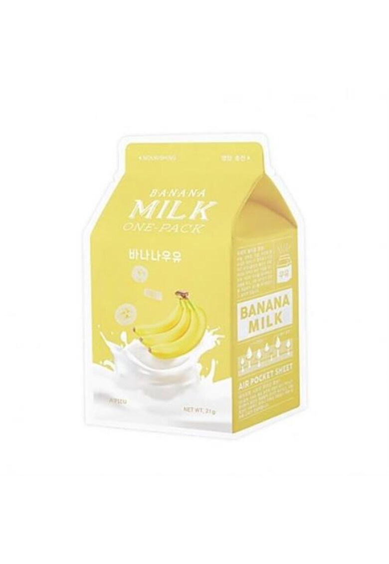 Masca de fata cu efect hranitor Banana Milk One-Pack - 21g