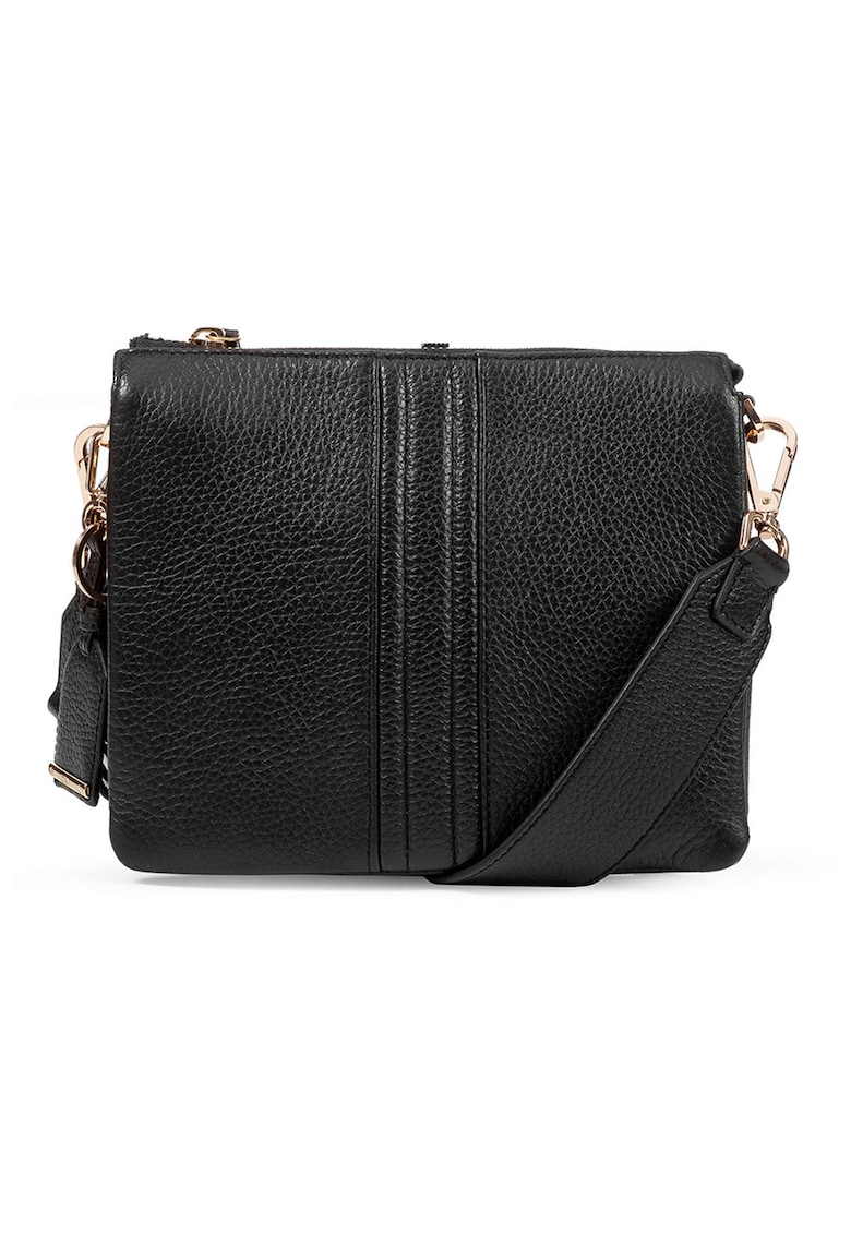 Geanta crossbody din piele cu bareta detasabila