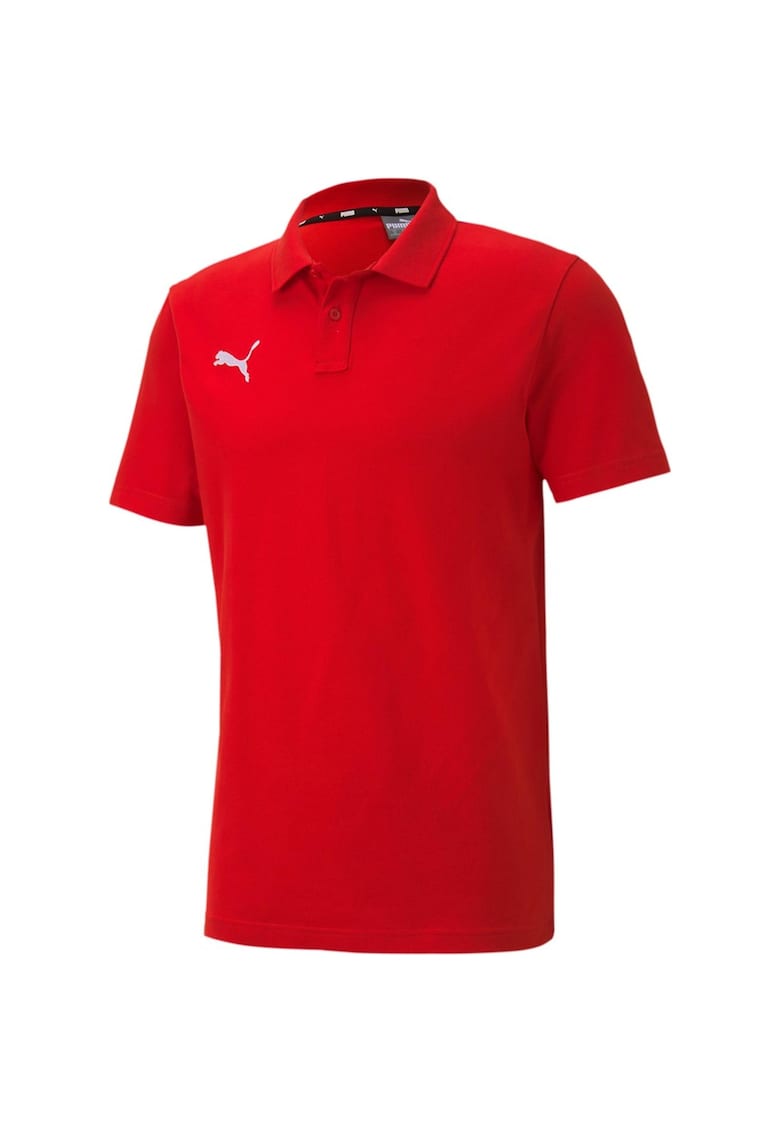 Tricou Barbati Sport cu Guler - Rosu - Marime