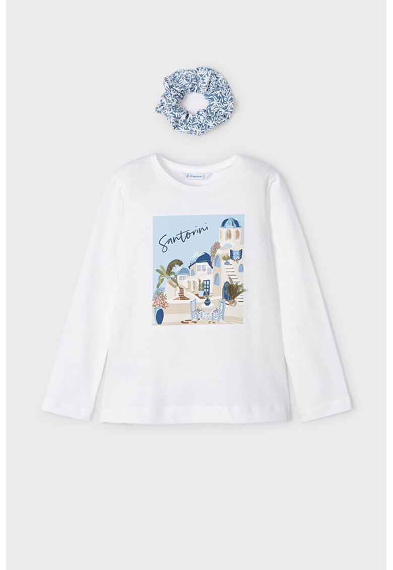 Set de bluza de bumbac si elastic de par