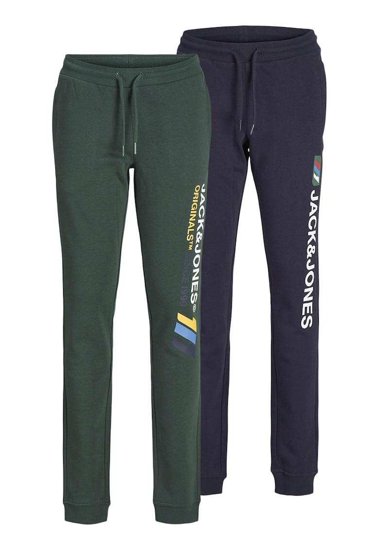 Jack & Jones Set de pantaloni sport cu logo - 2 perechi