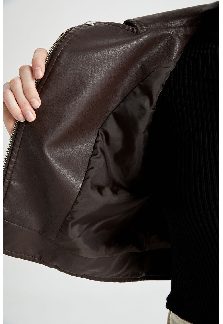 Jacheta biker crop