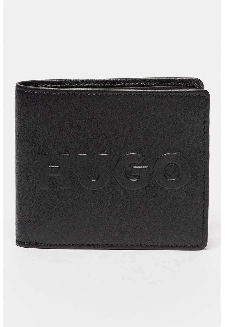 HUGO Кожен портфейл с прегъване за Мъже HUGO Кожен портфейл с прегъване за Мъже