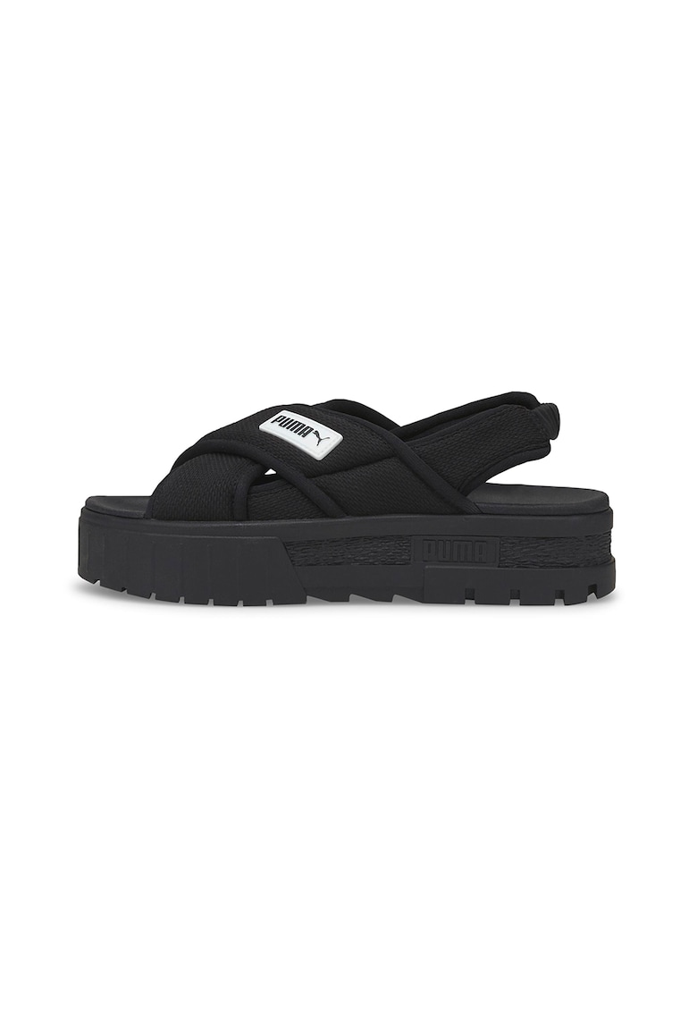 Sandale flatform cu barete incrucisate