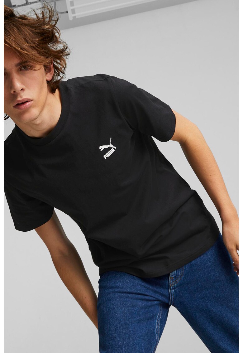 Tricou regular fit cu logo Classics - Negru