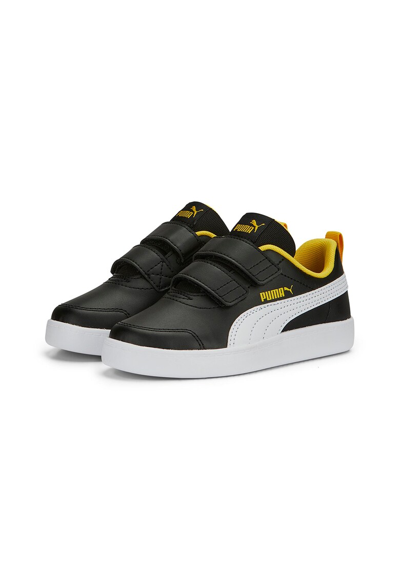 Pantofi sport de piele ecologica cu velcro Courtflex v2.