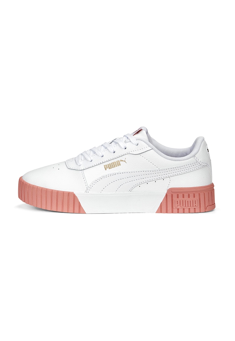 Pantofi sport de piele si piele ecologica Carina 2.0 - Alb murdar