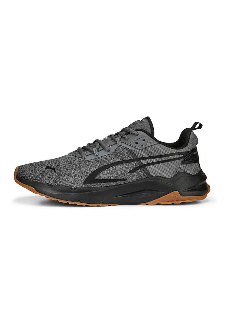 Pantofi sport din material textil cu detalii contrastante Stride - Gri inchis