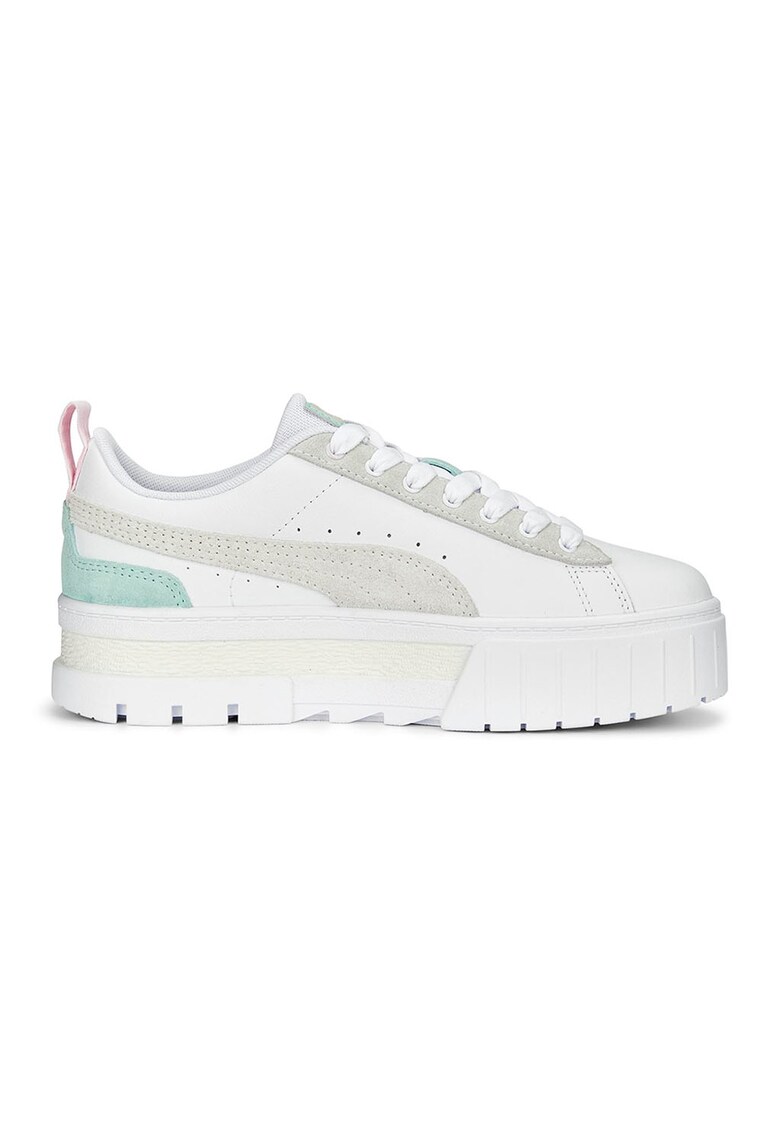 Puma Кожени спортни обувки Mayze Mix с велур за Жени Puma Кожени спортни обувки Mayze Mix с велур за Жени