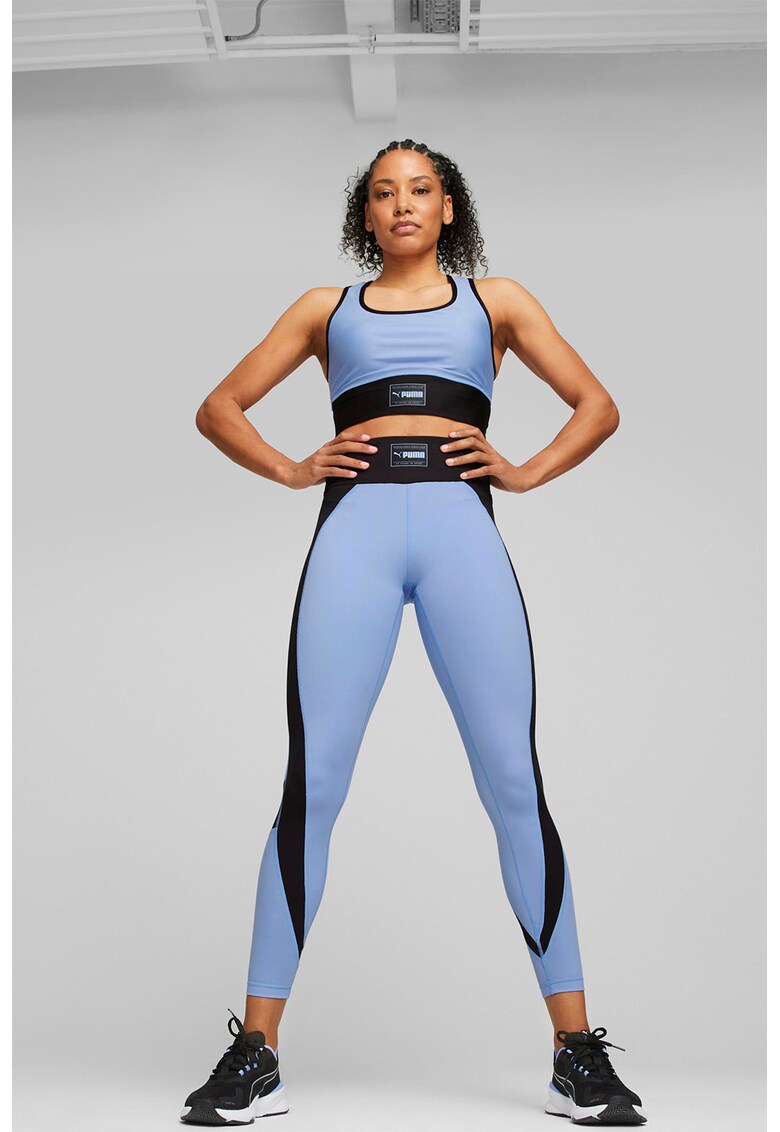 Colanti crop cu tehnologie dryCELL si segmente contrastante pentru fitness