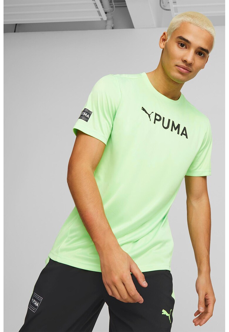 Tricou cu tehnologie dryCell si imprimeu logo pentru antrenament