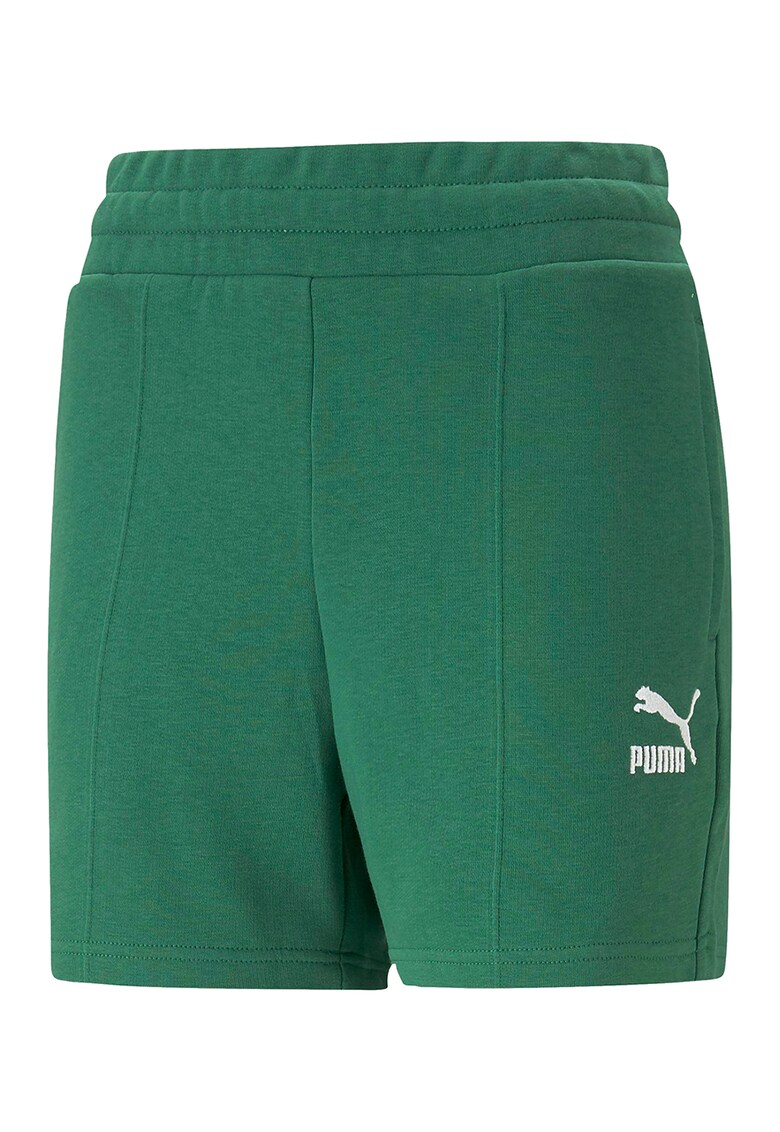 Pantaloni scurti cu logo brodat Classics Pintuck