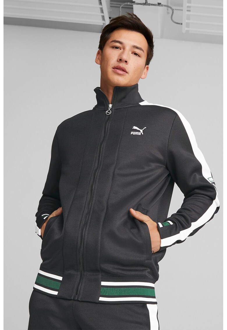Puma Суитшърт T7 с цип и бродирано лого за Мъже Puma Суитшърт T7 с цип и бродирано лого за Мъже