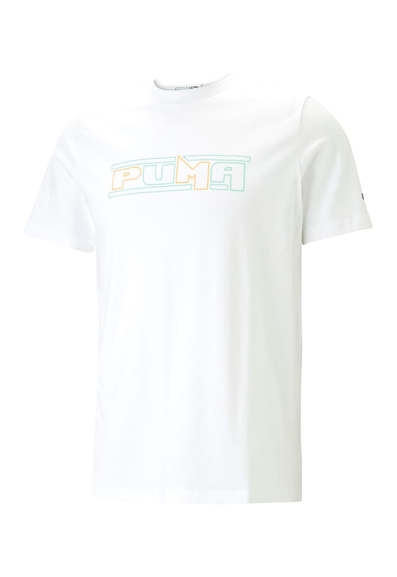 Tricou elastic cu imprimeu logo swxp