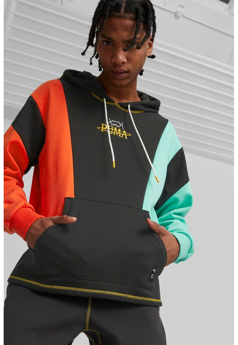 Puma Худи In the Paint с дизайн с цветен блок за Мъже Puma Худи In the Paint с дизайн с цветен блок за Мъже