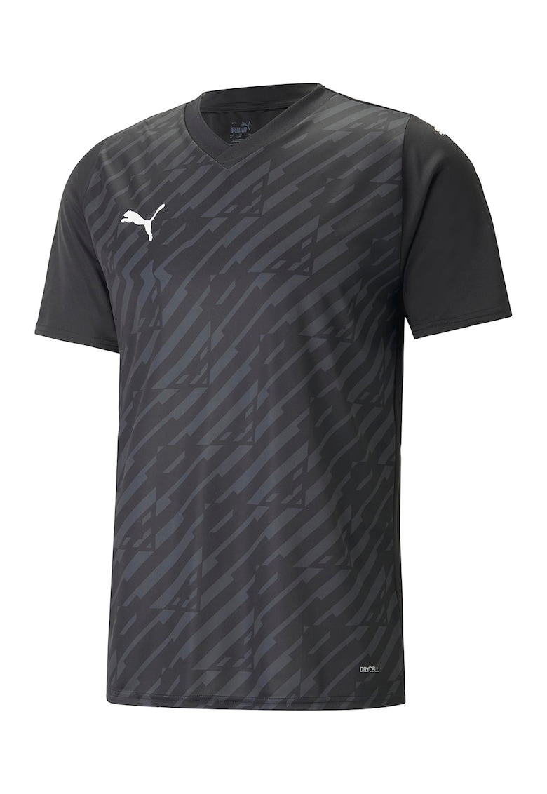 Tricou slim fit cu model pentru fotbal