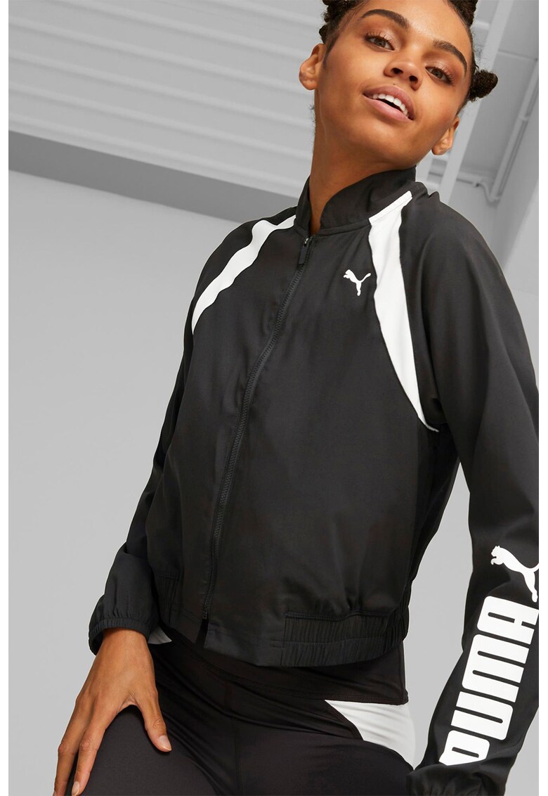 Jacheta cu imprimeu logo pentru fitness drycell