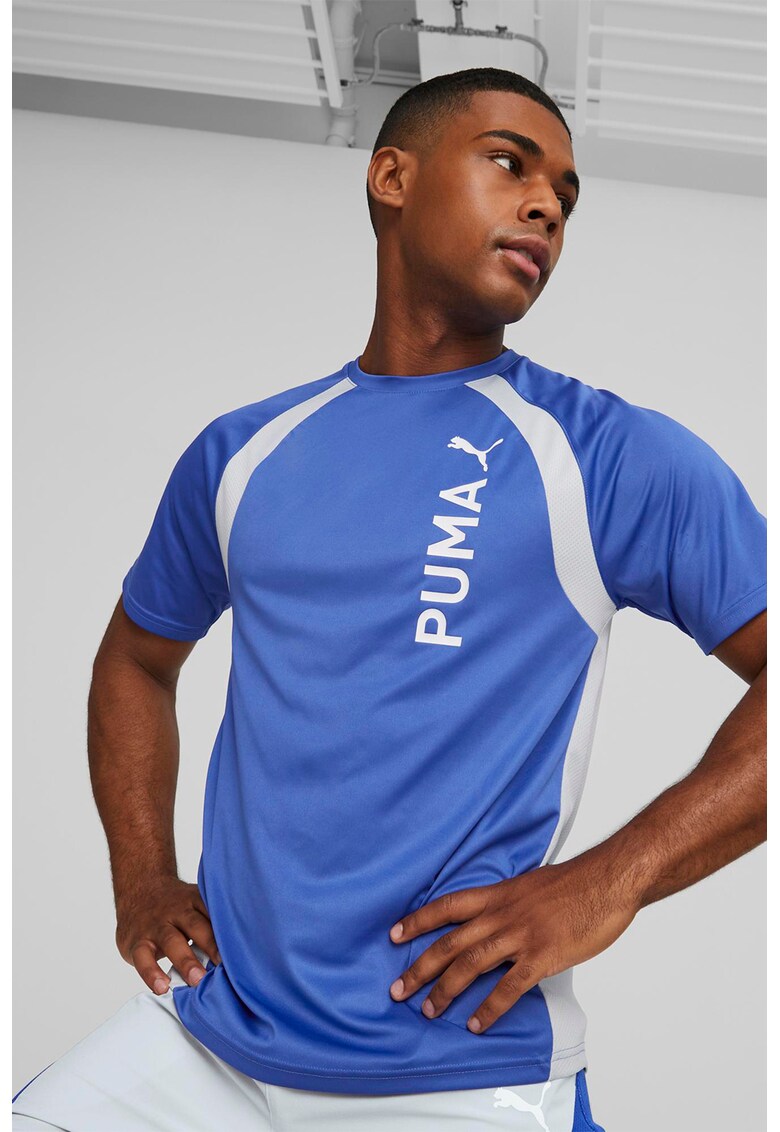 Tricou cu imprimeu logo pentru fitness ultrabreathe drycell