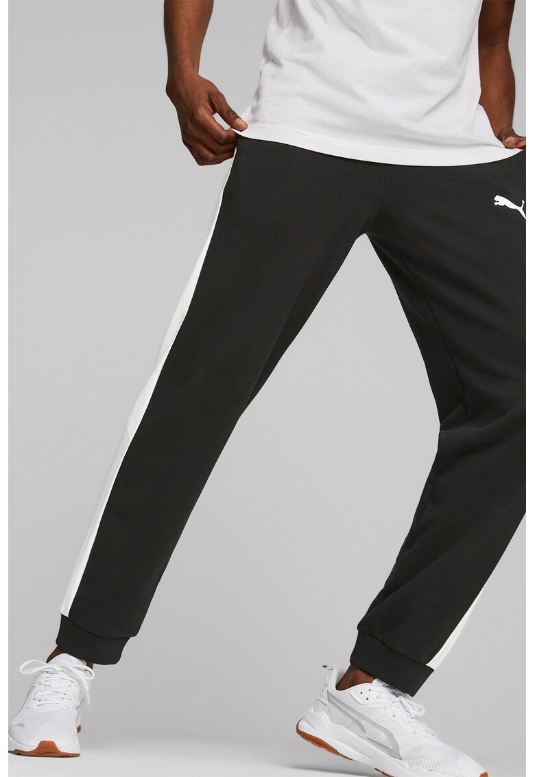 Pantaloni sport cu segmente laterale contrastante dyna-mix