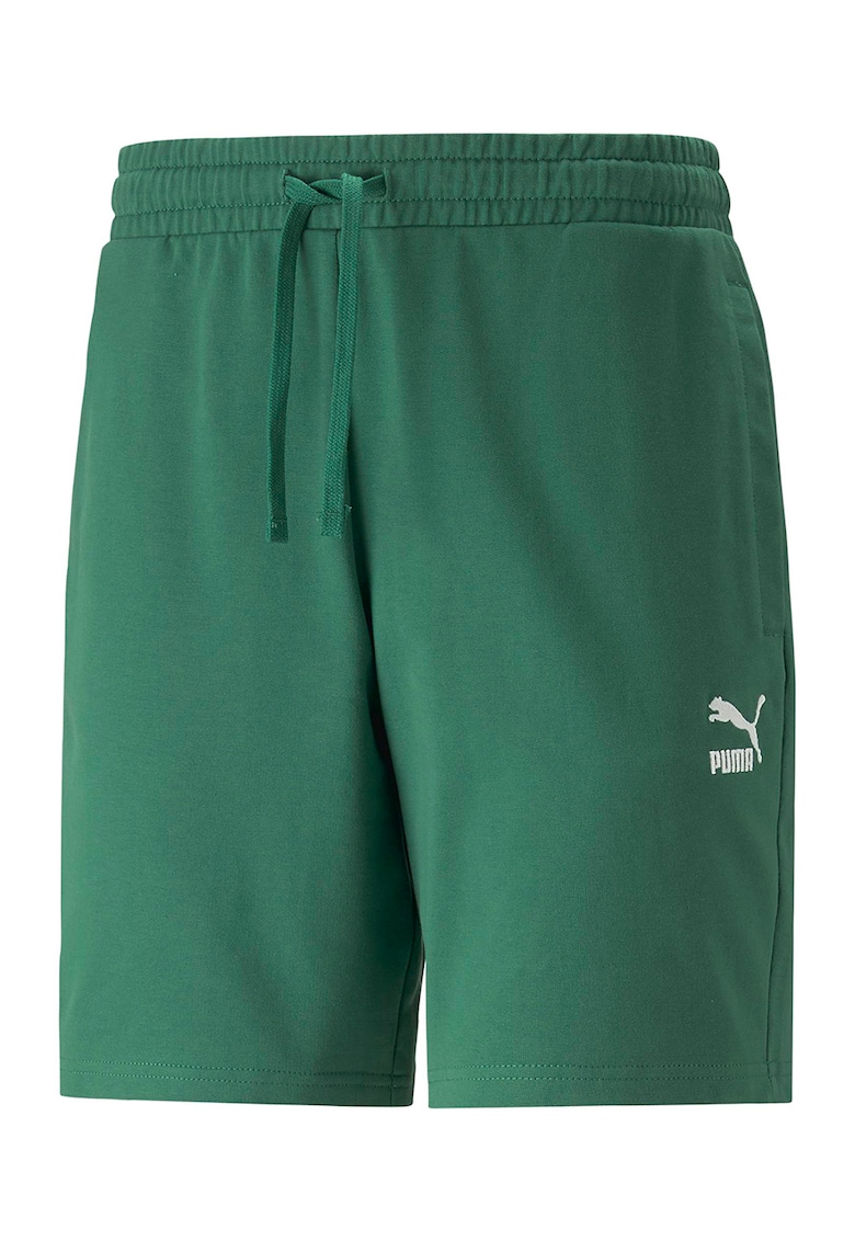 Pantaloni scurti cu snur si logo brodat Classics 8
