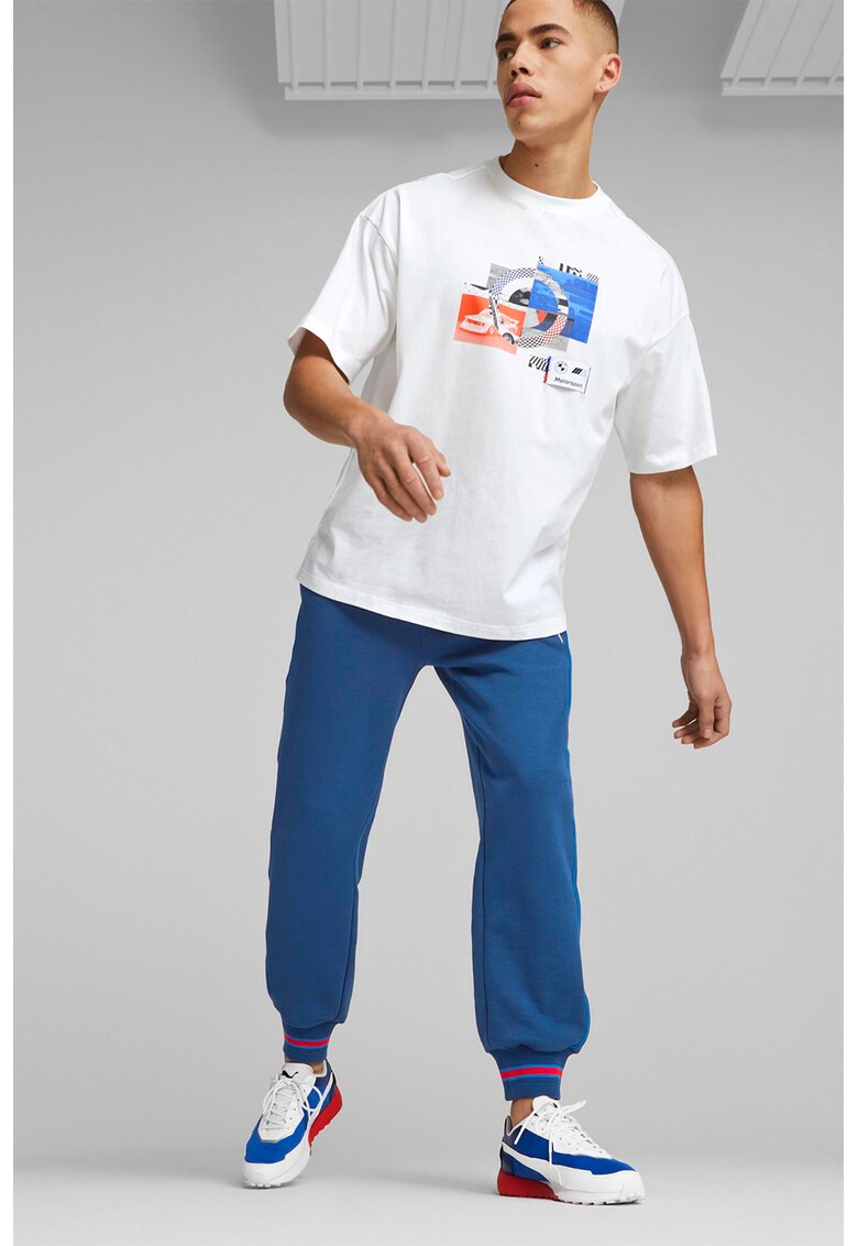 Tricou de bumbac cu imprimeu logo BMW Motorsport