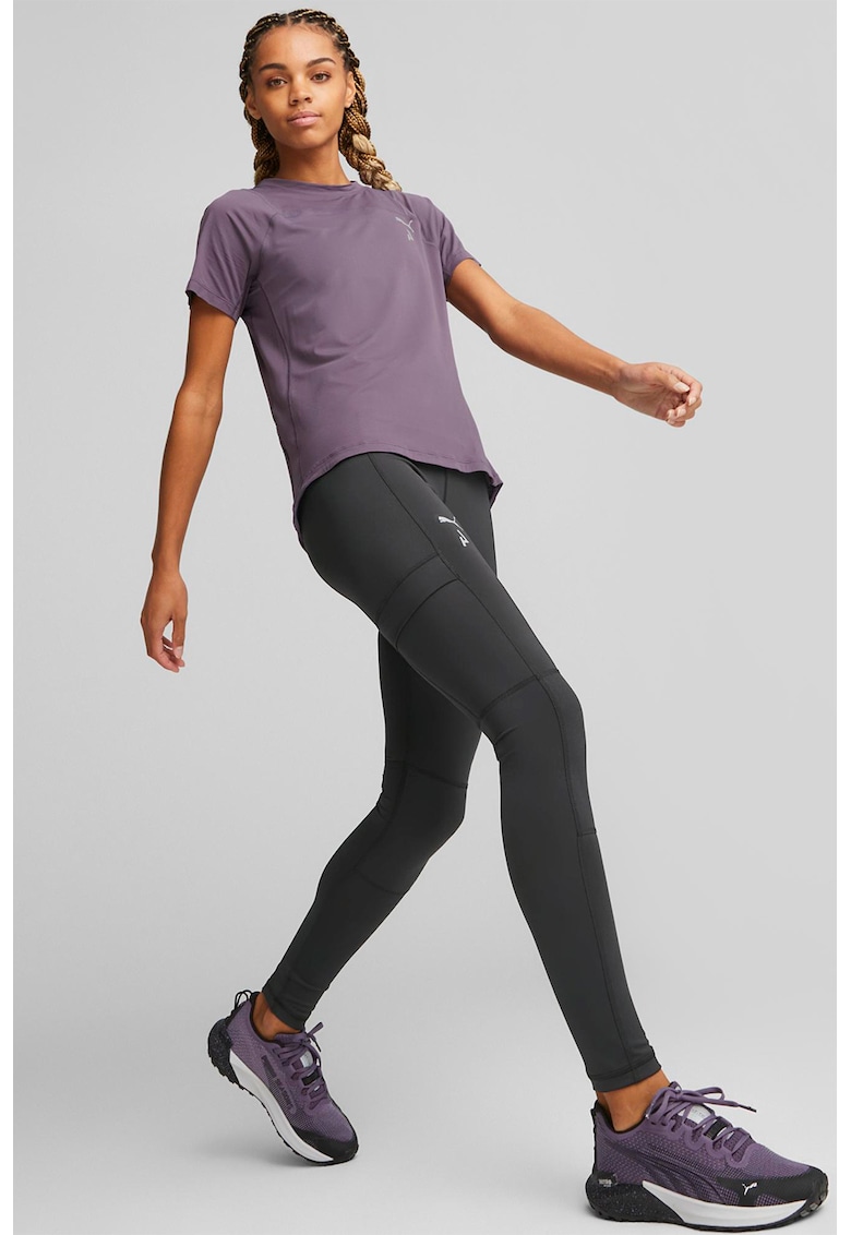 Tricou slim fit cu tehnologie coolCELL - pentru alergare Seasons