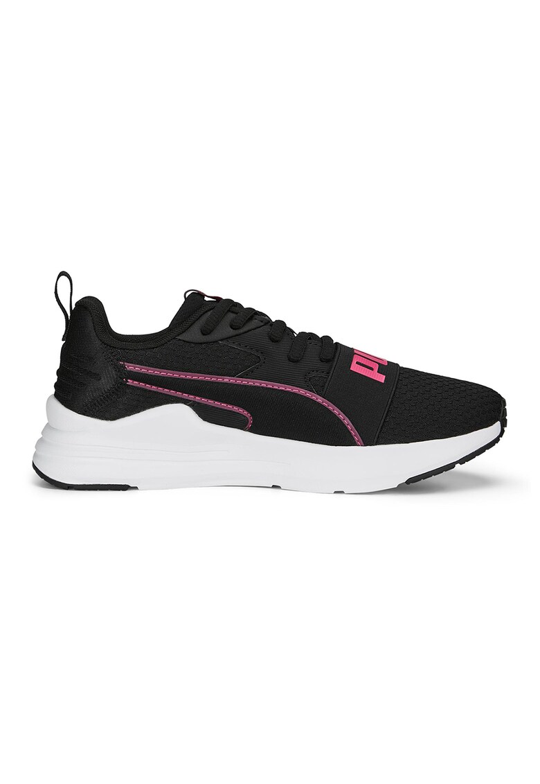 Pantofi cu logo contrastant pentru alergare wired run pure