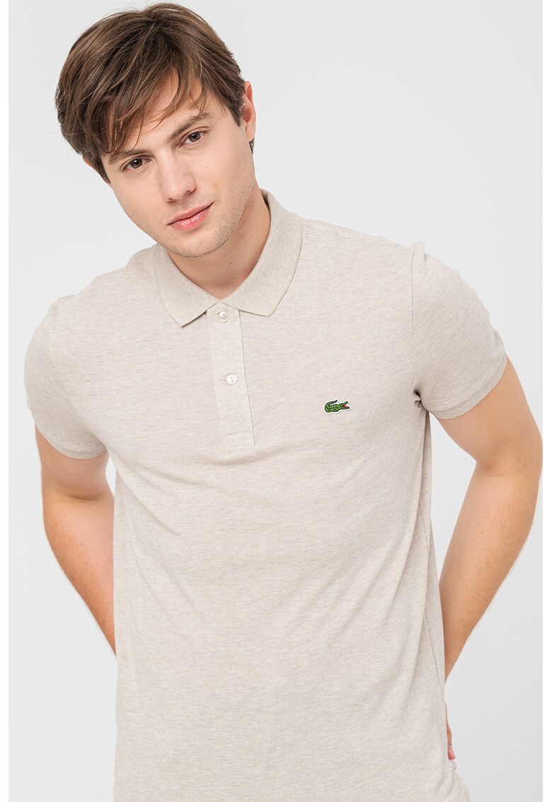 Lacoste Вталена тениска от пике с яка за Мъже Lacoste Вталена тениска от пике с яка за Мъже