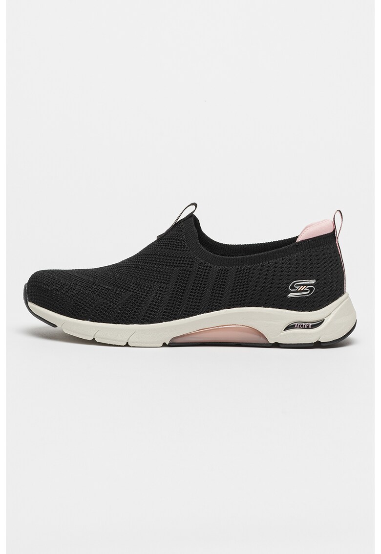 Pantofi sport slip-on de plasa cu aspect tricotat Skech-Air