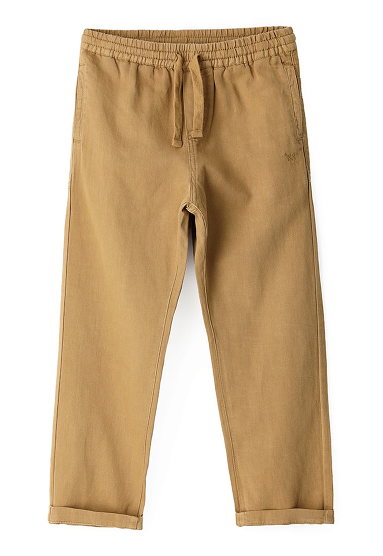 Original Marines Pantaloni din amestec de in cu snur in talie