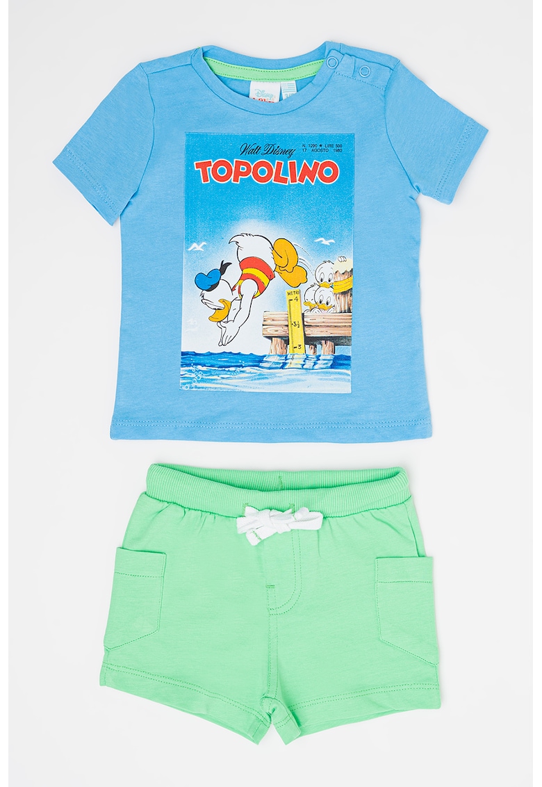 Set de tricou din bumbac si pantaloni scurti