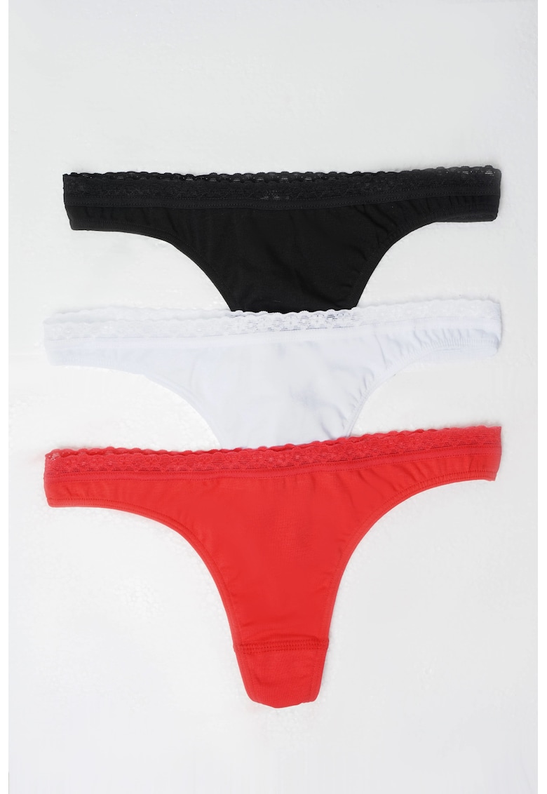 Set 3 chiloti tanga pentru femei TF114