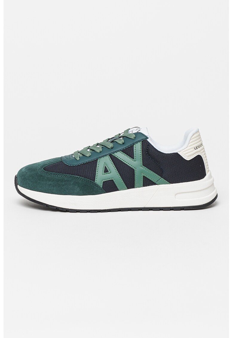 ARMANI EXCHANGE Спортни обувки с велур за Мъже ARMANI EXCHANGE Спортни обувки с велур за Мъже