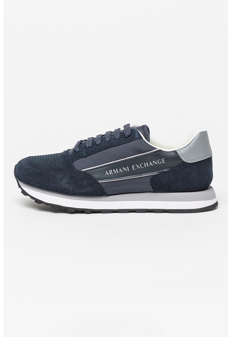 ARMANI EXCHANGE Спортни обувки с велур за Мъже ARMANI EXCHANGE Спортни обувки с велур за Мъже
