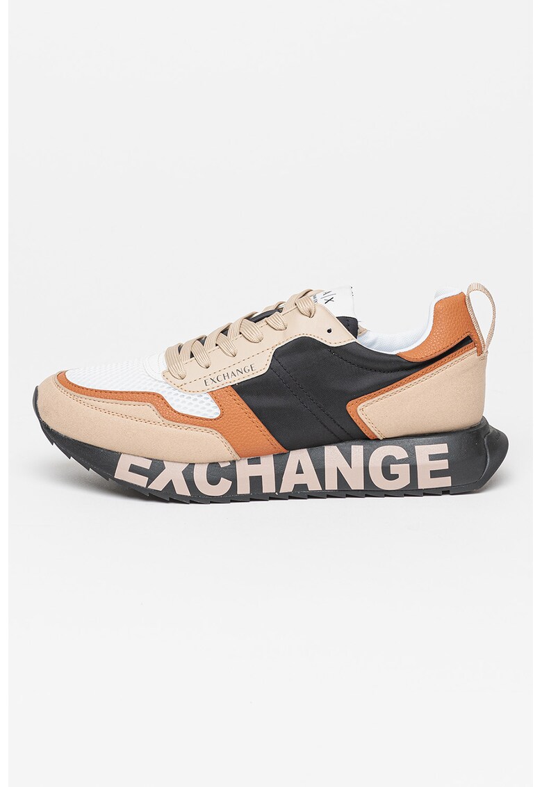 ARMANI EXCHANGE Спортни обувки с цветен блок за Мъже ARMANI EXCHANGE Спортни обувки с цветен блок за Мъже