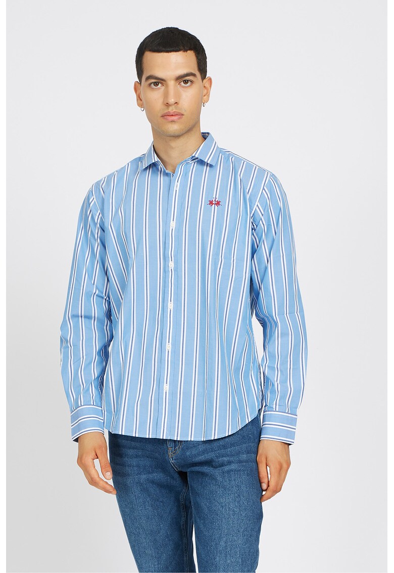 Camasa regular fit de bumbac cu model Innocent